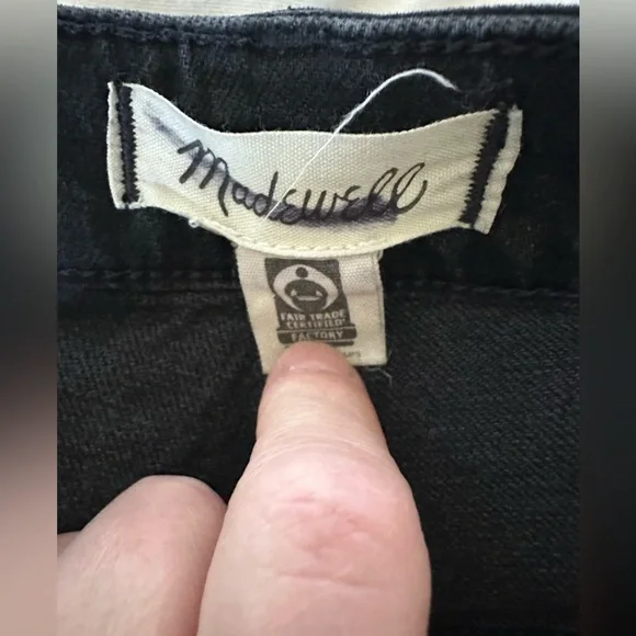 Madewell Black Straight-Leg Jeans - Picture 11 of 12